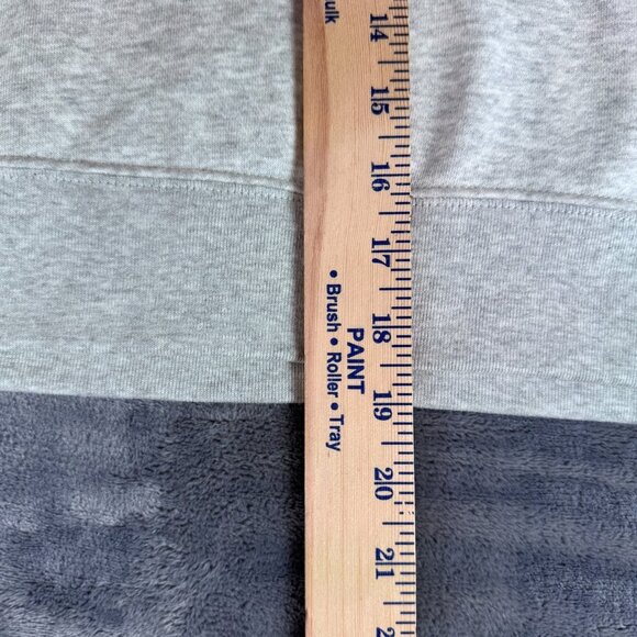 Nike Women’s DNA Stacked Swoosh Cropped Hoodie Gray White Size Small Comfort - Picture 3 of 9